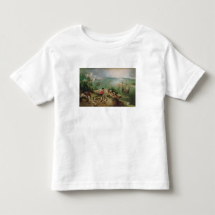 Landschap met de Herfst van Icarus, c.1555 Kinder Shirts
