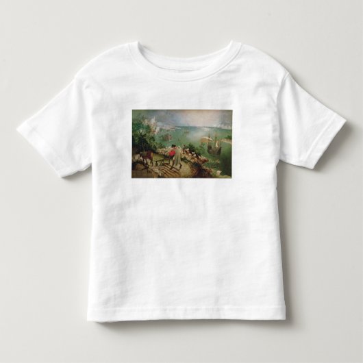 Landschap met de Herfst van Icarus, c.1555 Kinder Shirts (Voorkant)