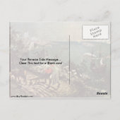Landschap met de Herfst van Icarus door Bruegel A. Briefkaart (Achterkant)