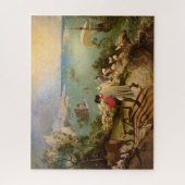Landschap met de Herfst van Icarus door P. Bruegel Legpuzzel (Verticaal)