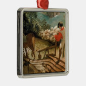 Landschap met de Herfst van Icarus Metalen Ornament (Rechts)