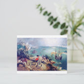 Landschap met de Herfst van Icarus, Pieter Bruegel Briefkaart (Staand voorkant)