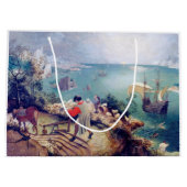 Landschap met de Herfst van Icarus, Pieter Bruegel Groot Cadeauzakje (Achterkant)