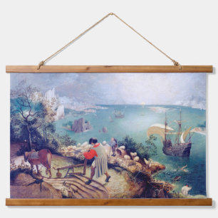 Landschap met de Herfst van Icarus, Pieter Bruegel Hangend Wandkleed