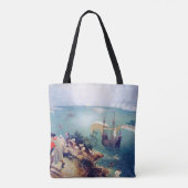 Landschap met de Herfst van Icarus, Pieter Bruegel Tote Bag (Achterkant)