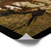 Landschap met de Herfst van Icarus Poster (Hoek)