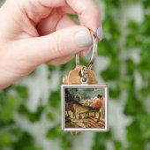 Landschap met de Herfst van Icarus Sleutelhanger (Hand)