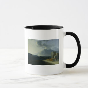 Landschap met de montagestromboli mok