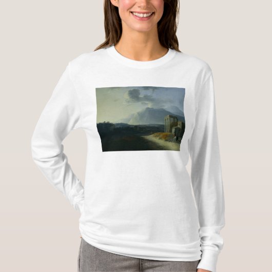 Landschap met de montagestromboli t-shirt (Voorkant)