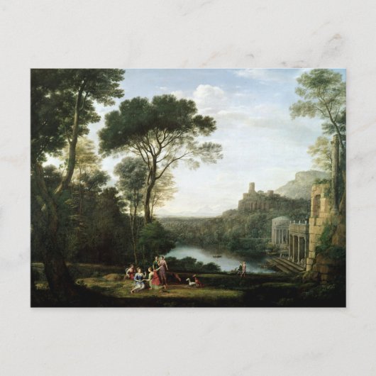 Landschap met de Nymph Egeria Briefkaart (Voorkant)