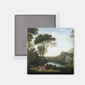 Landschap met de Nymph Egeria Magneet (Voorkant / Achterkant)