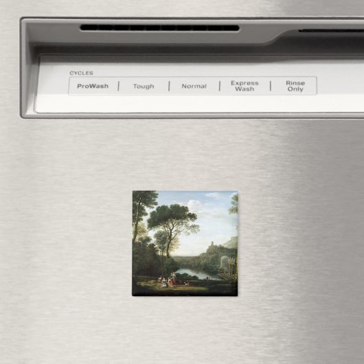 Landschap met de Nymph Egeria Magneet (Insitu (Vaatwasser))