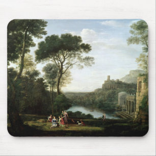 Landschap met de Nymph Egeria Muismat