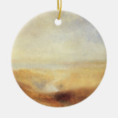 Landschap met de verre rivierbaai van Joseph Turne Keramisch Ornament (Voorkant)