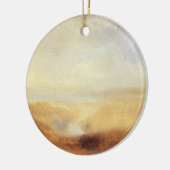 Landschap met de verre rivierbaai van Joseph Turne Keramisch Ornament (Links)