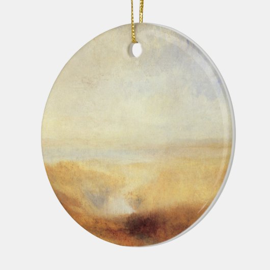 Landschap met de verre rivierbaai van Joseph Turne Keramisch Ornament (Links)