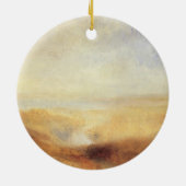 Landschap met de verre rivierbaai van Joseph Turne Keramisch Ornament (Achterkant)