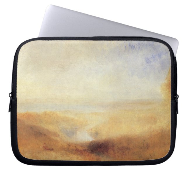 Landschap met de verre rivierbaai van Joseph Turne Laptop Sleeve (Voorkant)
