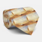 Landschap met de verre rivierbaai van Joseph Turne Stropdas (Opgerold)