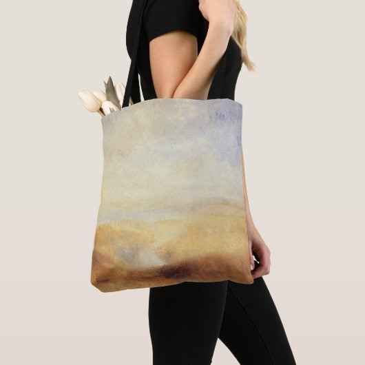 Landschap met de verre rivierbaai van Joseph Turne Tote Bag (Dichtbij)