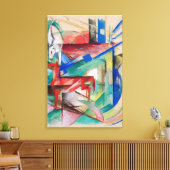 Landschap met dieren canvas afdruk (Insitu (Woonkamer))