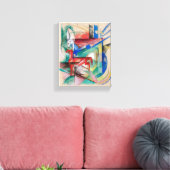 Landschap met Dieren Canvas Afdruk (Insitu (Woonkamer))