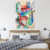 Landschap met dieren canvas afdruk (Insitu (Slaapkamer))