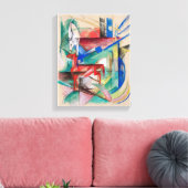 Landschap met Dieren Canvas Afdruk (Insitu (Woonkamer))