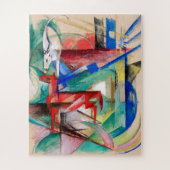 Landschap met dieren door Franz Marc Legpuzzel (Verticaal)