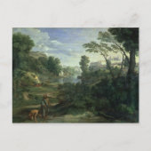 Landschap met Diogenes, 1648 Briefkaart (Voorkant)