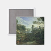 Landschap met Diogenes, 1648 Magneet (Voorkant / Achterkant)