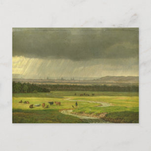 Landschap met Dresden in de verte, 1830 Briefkaart
