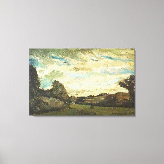 Landschap met Dunes, Vincent van Gogh,1883 Canvas Afdruk (Voorkant)