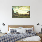 Landschap met Dunes, Vincent van Gogh,1883 Canvas Afdruk (Insitu (Slaapkamer))