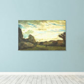 Landschap met Dunes, Vincent van Gogh,1883 Canvas Afdruk (Insitu (Houten vloer))
