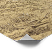 Landschap met een bijtende brug poster (Hoek)