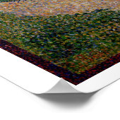 Landschap met een boot poster (Hoek)