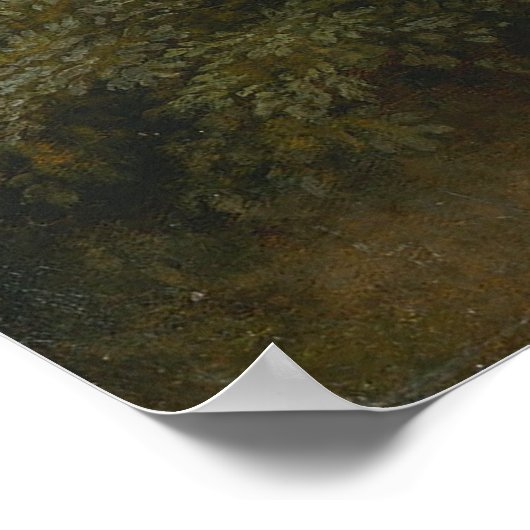 Landschap met een Calm Nicolas Pouss Poster (Hoek)