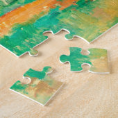 Landschap met een huis, Cezanne Legpuzzel (Zijkant)