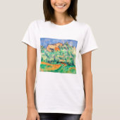 Landschap met een huis, Cezanne T-shirt (Voorkant)