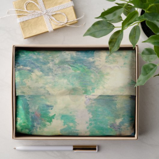 Landschap met een huis, Cezanne Tissuepapier (Geschenk)