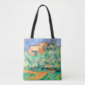 Landschap met een huis, Cezanne Tote Bag (Voorkant)