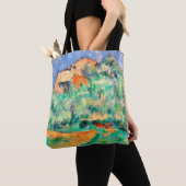 Landschap met een huis, Cezanne Tote Bag (Dichtbij)