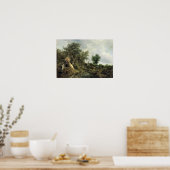Landschap met een Hut, 1646 Poster (Keuken)