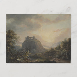 Landschap met een kasteel - Paul Sandby - c1808 Briefkaart