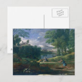 Landschap met een Man gedood door een Slang, Briefkaart (Voorkant / Achterkant)