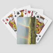 Landschap met een regenboog pokerkaarten (Achterkant)
