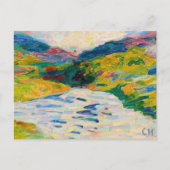 Landschap met een rivier | Curt Herrmann Briefkaart (Voorkant)
