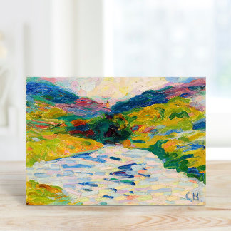 Landschap met een rivier | Curt Herrmann Kaart