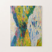 Landschap met een rivier | Curt Herrmann Legpuzzel (Verticaal)